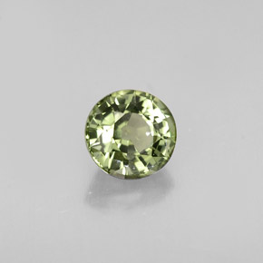 0.73캐럿 천연 그린 투르말린, 라운드 컷, 5.50 mm, VVS