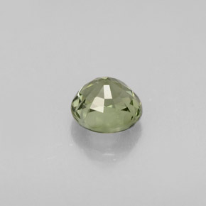 0.73캐럿 천연 그린 투르말린, 라운드 컷, 5.50 mm, VVS