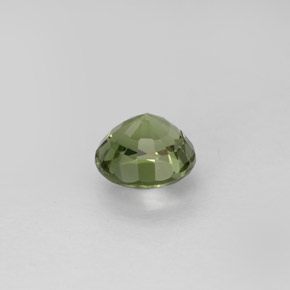 0.75캐럿 천연 그린 투르말린, 라운드 컷, 5.53 mm, VVS
