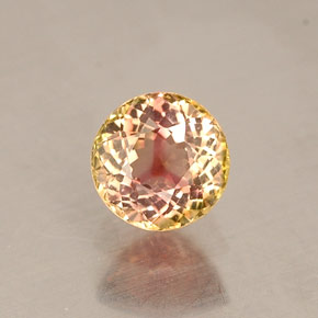 0.48캐럿 천연 멀티컬러 투르말린, 라운드 컷, 4.79 mm, VVS-VS