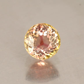 0.48캐럿 천연 멀티컬러 투르말린, 라운드 컷, 4.79 mm, VVS-VS