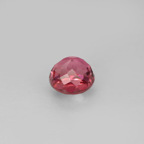 0.73캐럿 천연 보랏빛 핑크 투르말린, 라운드 컷, 5.17 mm, VS