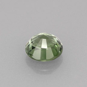 1.20캐럿 천연 그린 투르말린, 라운드 컷, 6.61 mm, VVS