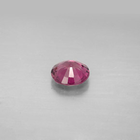 0.76캐럿 천연 핑크빛 퍼플 투르말린, 라운드 컷, 6.26 mm, VVS-VS