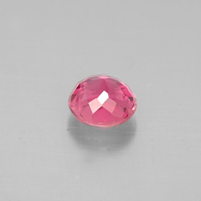 0.85캐럿 천연 보랏빛 핑크 투르말린, 라운드 컷, 5.87 mm, VVS-VS