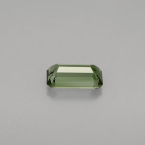 0.77캐럿 천연 그린 투르말린, 에메랄드 컷, 7.4×4 mm, VVS