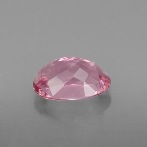 1.95캐럿 천연 핑크 투르말린, 타원형 컷, 9.2×6.6 mm, VVS-VS