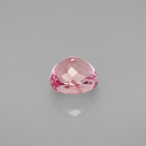 1.43캐럿 천연 핑크 투르말린, 쿠션 컷, 6.7×6.2 mm, VVS-VS