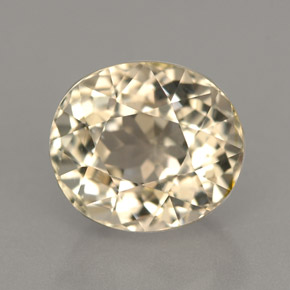2.79캐럿 천연 연한 녹빛 골든 투르말린, 타원형 컷, 8.6×7.5 mm, IF