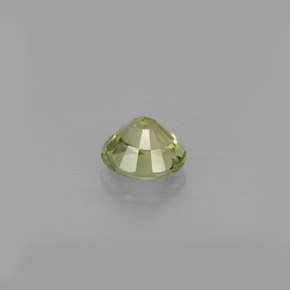 0.81캐럿 천연 그린 투르말린, 라운드 컷, 5.87 mm, VVS-VS