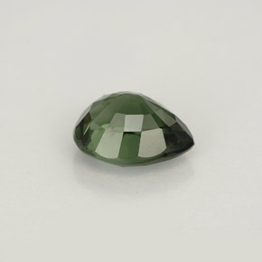 1.19캐럿 천연 그린 투르말린, 배 모양, 7.6×6.3 mm, VVS-VS