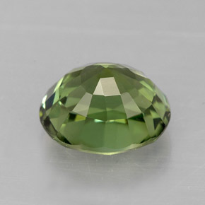 2.42캐럿 천연 그린 투르말린, 타원형 컷, 8.8×7.7 mm, VVS