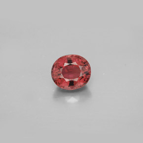 0.99캐럿 천연 핑크빛 로즈 투르말린, 타원형 컷, 6.4×5.6 mm, VVS