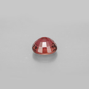 0.99캐럿 천연 핑크빛 로즈 투르말린, 타원형 컷, 6.4×5.6 mm, VVS