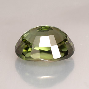 2.08캐럿 천연 그린 투르말린, 타원형 컷, 8.6×7 mm, IF
