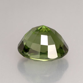 1.88캐럿 천연 그린 투르말린, 타원형 컷, 7.9×6.6 mm, VVS