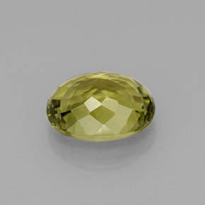 1.93캐럿 천연 골든 그린 투르말린, 타원형 컷, 8.6×7.4 mm, IF