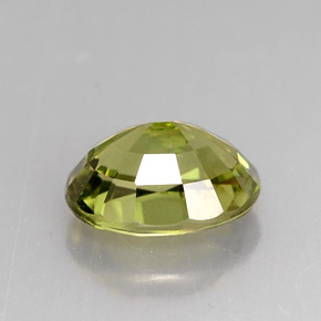 1.40캐럿 천연 그린 투르말린, 타원형 컷, 7.9×6.3 mm, VS