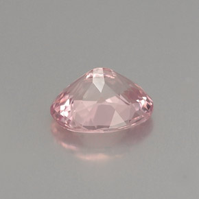 1.10캐럿 천연 핑크 투르말린, 타원형 컷, 7.6×6 mm, VVS-VS