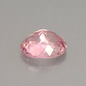 1.40캐럿 천연 핑크 투르말린, 타원형 컷, 7.9×6.6 mm, VS
