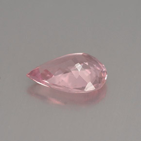 0.90캐럿 천연 핑크 투르말린, 배 모양, 8.2×5.8 mm, VS