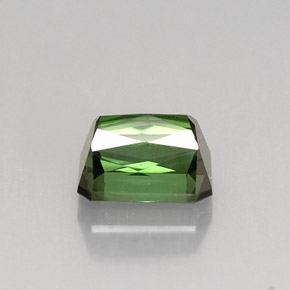 1.15캐럿 천연 그린 투르말린, 에메랄드 컷, 6.6×5 mm, VVS