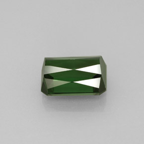 2.24캐럿 천연 그린 투르말린, 에메랄드 컷, 8.6×6.1 mm, VVS