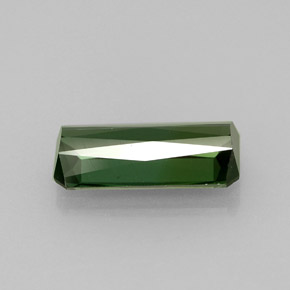 1.60캐럿 천연 그린 투르말린, 에메랄드 컷, 10.5×5.1 mm, VVS