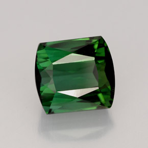 3.57캐럿 천연 그린 투르말린, 멋진 모양, 8.4×7.7 mm, VVS