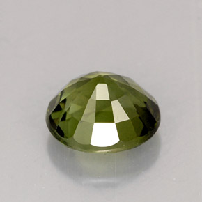 1.18캐럿 천연 그린 투르말린, 타원형 컷, 6.9×6 mm, VVS-VS
