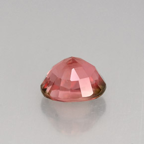 1.18캐럿 천연 멀티컬러 투르말린, 타원형 컷, 6.8×5.8 mm, VS