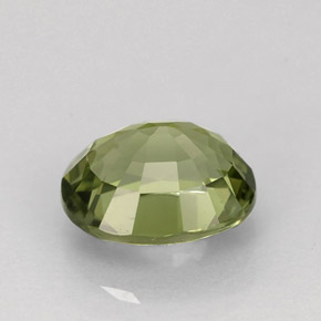 1.56캐럿 천연 그린 투르말린, 타원형 컷, 7.9×6.7 mm, VVS