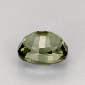 1.50캐럿 천연 그린 투르말린, 타원형 컷, 7.4×6.1 mm, VVS-VS