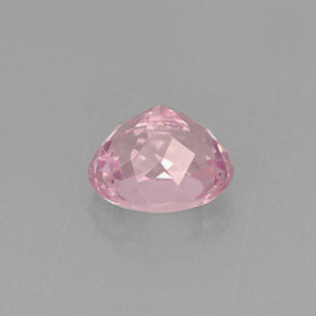 0.99캐럿 천연 핑크 투르말린, 타원형 컷, 6.5×5.4 mm, VVS-VS