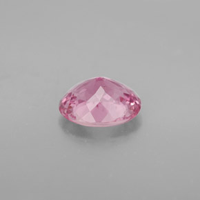 1.63캐럿 천연 핑크 투르말린, 타원형 컷, 8.6×7 mm, VS