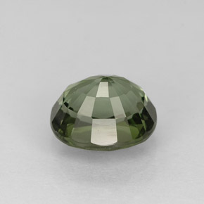1.16캐럿 천연 그린 투르말린, 타원형 컷, 6.7×5.7 mm, VVS