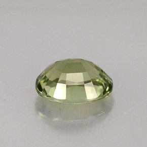 1.41캐럿 천연 그린 투르말린, 타원형 컷, 7.9×6.3 mm, VVS