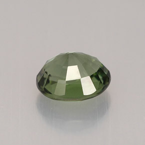 1.03캐럿 천연 그린 투르말린, 타원형 컷, 6.6×5.7 mm, VVS