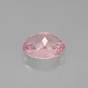 1.65캐럿 천연 핑크 투르말린, 타원형 컷, 8.1×6.5 mm, VS