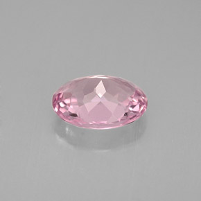 1.23캐럿 천연 핑크 투르말린, 타원형 컷, 8×6.1 mm, VVS-VS
