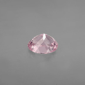 1.13캐럿 천연 핑크 투르말린, 타원형 컷, 7.2×6 mm, VS
