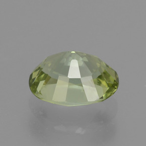 1.06캐럿 천연 그린 투르말린, 타원형 컷, 7.1×5.8 mm, VVS-VS