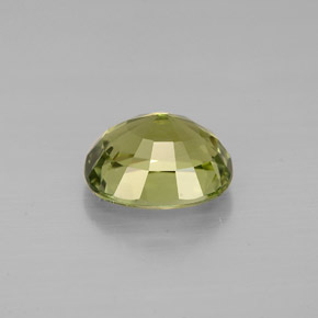 1.57캐럿 천연 그린 투르말린, 타원형 컷, 7.9×6.6 mm, VVS-VS