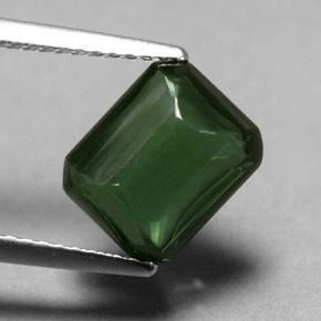 2.96캐럿 천연 그린 투르말린, 투명한, 9.5×7.8 mm, 투명/반투명