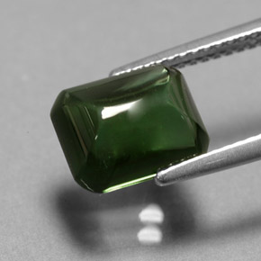 2.96캐럿 천연 그린 투르말린, 투명한, 9.5×7.8 mm, 투명/반투명
