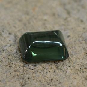 2.28캐럿 천연 블루 그린 투르말린, 에메랄드 컷, 8.3×6.7 mm, 투명한