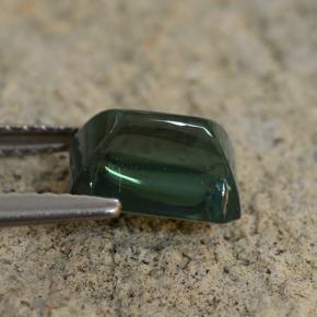 2.28캐럿 천연 블루 그린 투르말린, 에메랄드 컷, 8.3×6.7 mm, 투명한