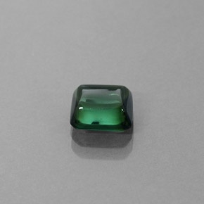 1.68캐럿 천연 푸르스름한 그린 투르말린, 투명한, 7.1×6.5 mm, 투명/반투명