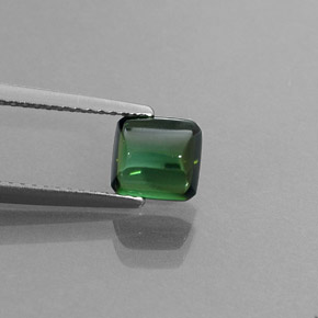 1.46캐럿 천연 그린 투르말린, 투명한, 6.4×6.1 mm, 투명/반투명