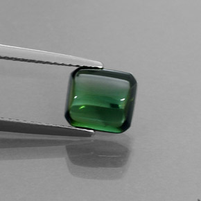 2.53캐럿 천연 그린 투르말린, 투명한, 7.9×7.2 mm, 투명/반투명